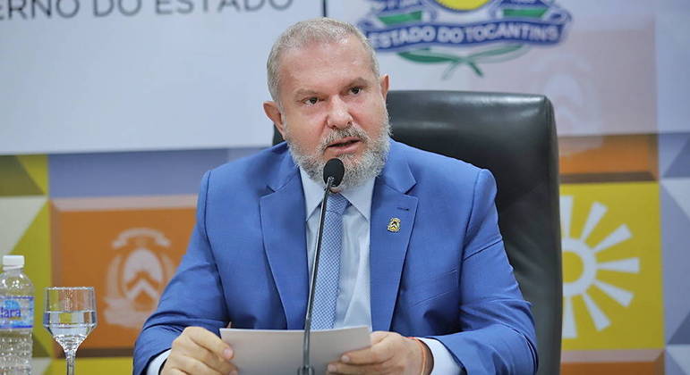 O governador do Tocantins, Mauro Carlesse (PSL), afastado do cargo por seis meses