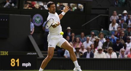 Djokovic venceu as últimas quatro edições de Wimbledon
