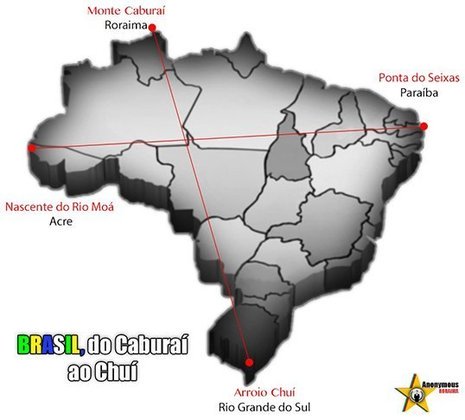 Do extremo norte ao extremo sul, o Brasil tem 4.394 km de distância. Já do extremo leste ao extremo oeste, são 4.319 km.  Veja nesta galeria onde ficam os extremos de nosso país.