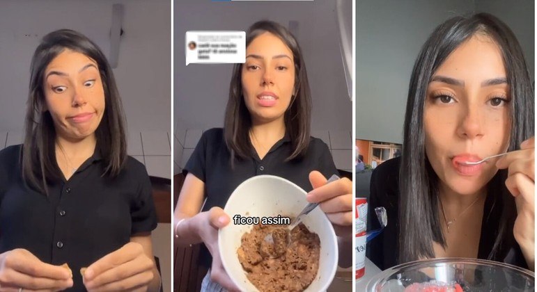 TikToker ficou famosa com receitas feitas em cadeia e históricas jurídicas