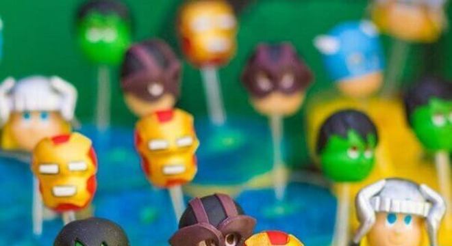 docinhos divertidos para festa dos vingadores