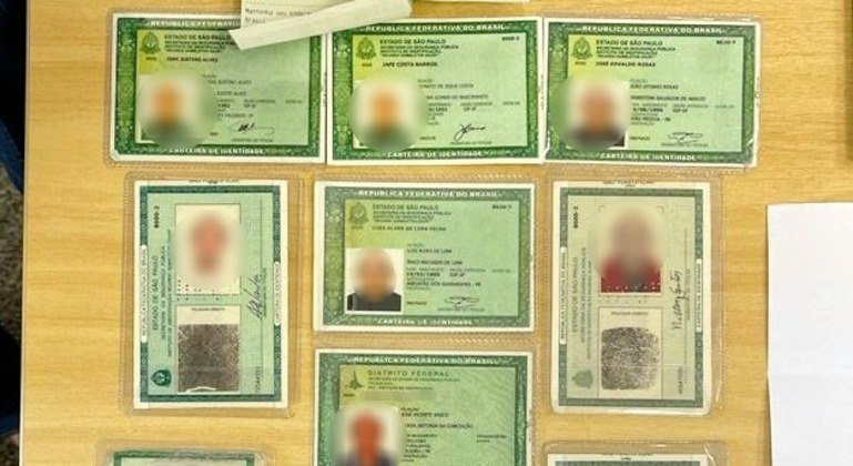 Documentos falsos ultilizado pelo suspeito
