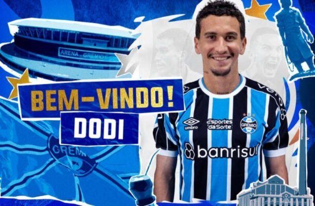 DODI - Substituiu Geromel e jogou improvisado na zaga, ao lado de Villasanti. E deu certo - Nota 6,0 - Foto: Divulgação/Grêmio FBPA