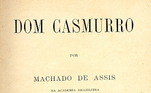 Capa de edição de 1899 de Dom Casmurro, de Machado de Assis