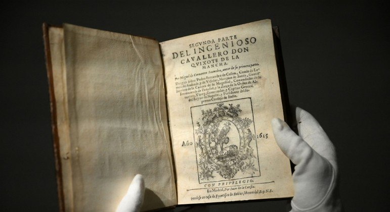 Dois volumes de Dom Quixote, obra de Miguel de Cervantes foram vendidos por 504 mil euros
