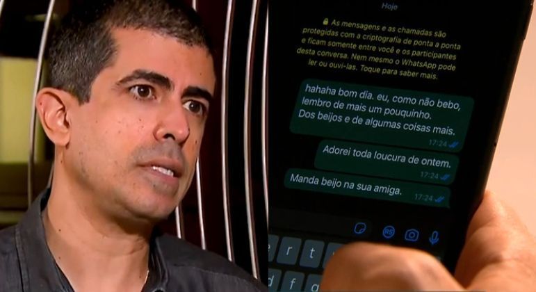 Mensagens de texto trocadas entre Marcius Melhem e as supostas vítimas aparecem entre as páginas dos dois processos que correm em segredo de Justiça
