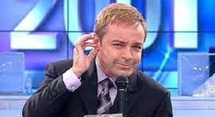 Gugu Liberato no "Domingo Legal"