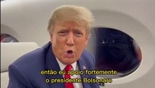 Vídeo: ex-presidente dos EUA Donald Trump pede votos para Bolsonaro