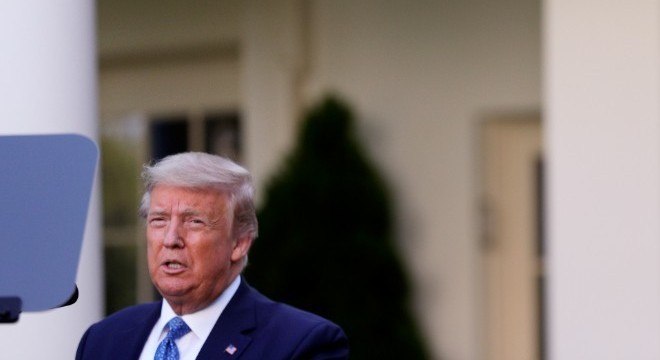 Trump fez seu primeiro pronunciamento oficial sobre protestos nos EUA
