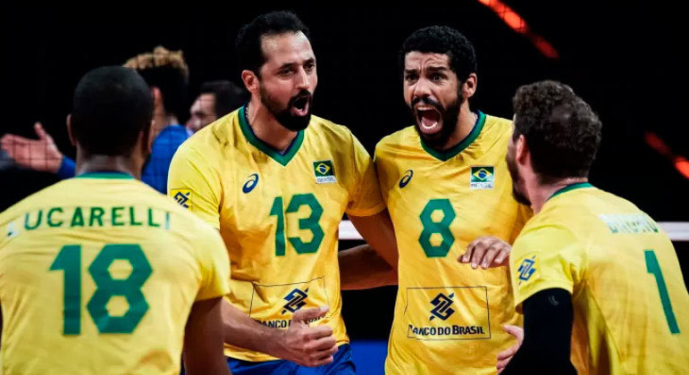 Brasil é um dos grandes favoritos ao ouro no vôlei masculino