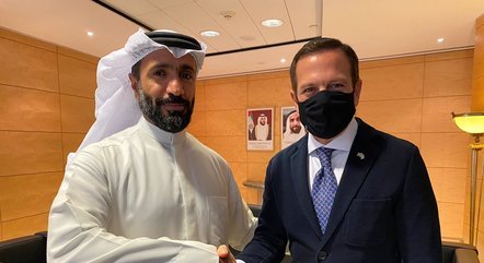 Doria em encontro com representantes de fundos em Dubai
