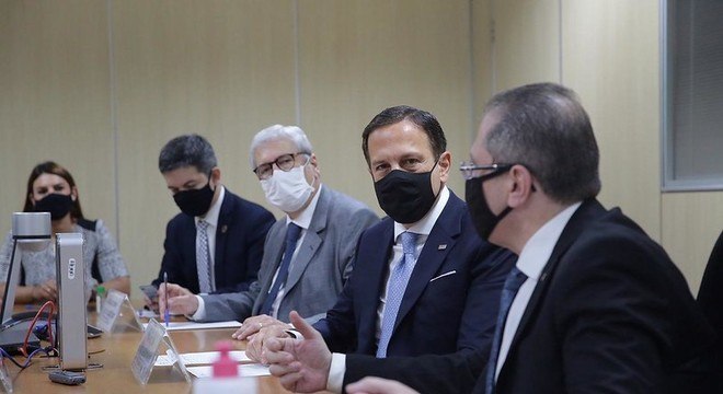 Governador João Doria tem encontro com diretores da Anvisa, em Brasília