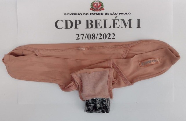droga, presídio, calcinha