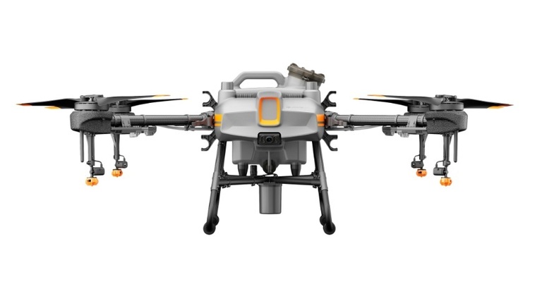 Drone DJI Agras T10, usado no Agro, é leve e eficiente. Reprodução / Site xmobots