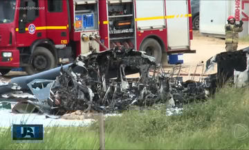 Policiais mortos em queda de avião da PF serão sepultados nesta sexta (Reprodução | RECORD)