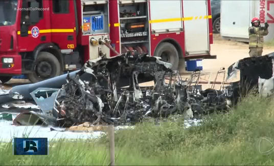 Policiais mortos em queda de avião da PF serão sepultados nesta sexta (Reprodução | RECORD)