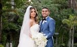 Dudu e Paula Caroline CamposO jogador Dudu, do Palmeiras, se casou com a empresária Paula Caroline Campos, em novembro. Os dois estavam juntos desde 2020