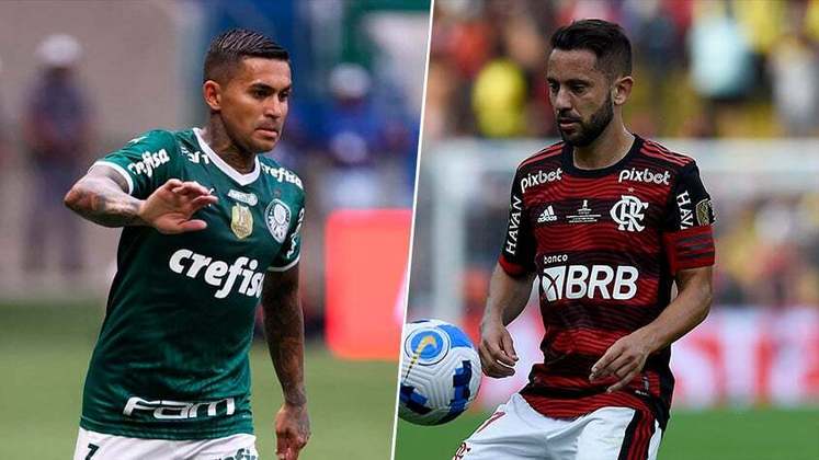 Dudu (Palmeiras) x Everton Ribeiro (Flamengo)