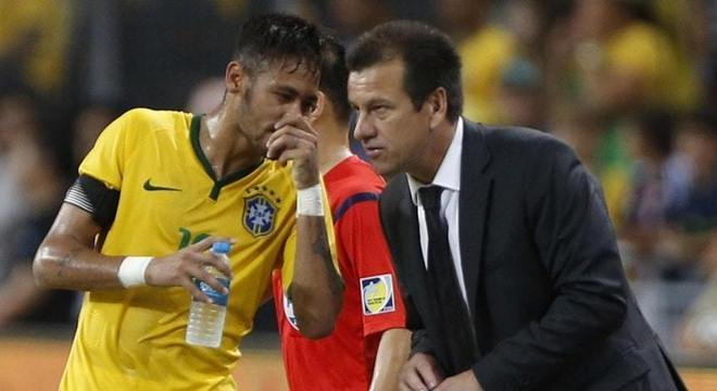 Neymar e Dunga. Atacar agora é fácil. Quando era técnico, o protegia