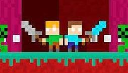 Explore o submundo inspirado em Minecraft com seus amigos (Reprodução/Click Jogos - 05.12.2023)