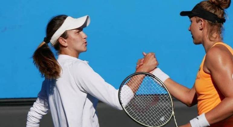 Dupla feminina de tênis formada pela brasileira Bia Haddad Maia e pela cazaque Anna Danilina para o Aberto da Austrália
