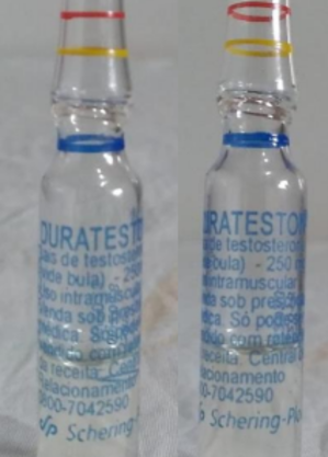 Exemplo da rotulagem falsa que está sendo comercializada