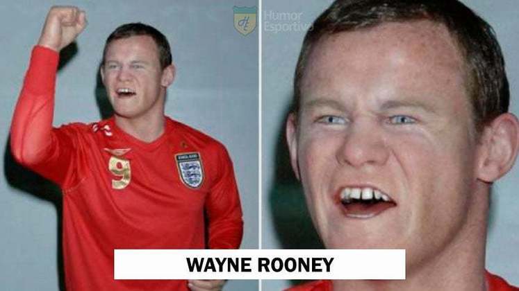 E esse rosto do Wayne Rooney?
