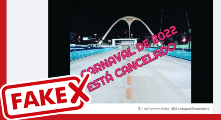 É falsa informação sobre cancelamento do Carnaval no Rio. Prefeitura ainda avalia
