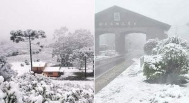 Fotos Mostram A Neve Que Caiu Em Gramado Rs Devido A Recente Onda De Frio Monitor7 R7 E Farsas