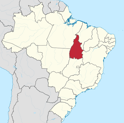 É o caso do Tocantins, que se desmembrou de Goiás em 1988, ocupando a parte norte do território. 