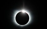 Cientistas chilenos e norte-americanos conseguiram registrar imagens do eclipse solar total do último sábado (4), que foi visível apenas em uma estreita faixa de terra na Antártica, o continente mais gelado do planeta*Estagiária do R7 sob supervisão de Pablo Marques