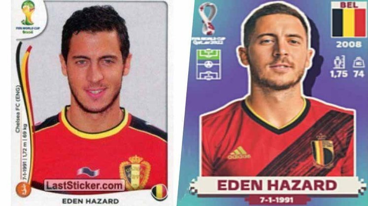 Eden Hazard (atacante – Bélgica). Primeira aparição: 2014