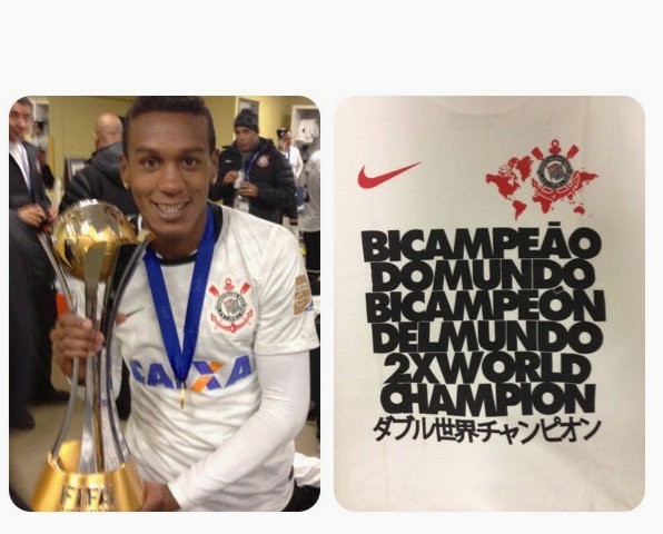 Edenilson foi campeão mundial pelo Corinthians. Era reserva. Manteve muitos amigos no clube