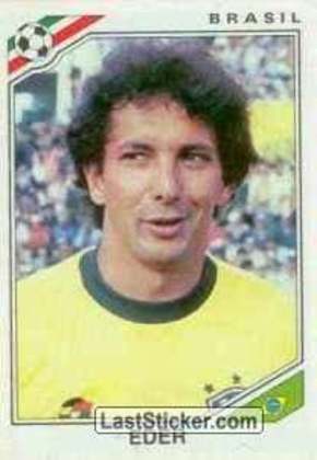 Éder (1986) - Cortado após agressão em amistoso do Brasil contra o Peru.