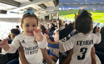 No dia 2 de abril, Militão levou Ceci para assistir a um jogo do Real Madrid no estádio. O jogador colocou uma camiseta com o número dele na pequena