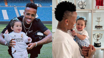 Em Madri, Éder Militão tenta provar que é um bom pai para Cecília