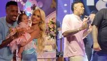 Militão é visto sem aliança na festa de aniversário da filha com Karoline Lima
