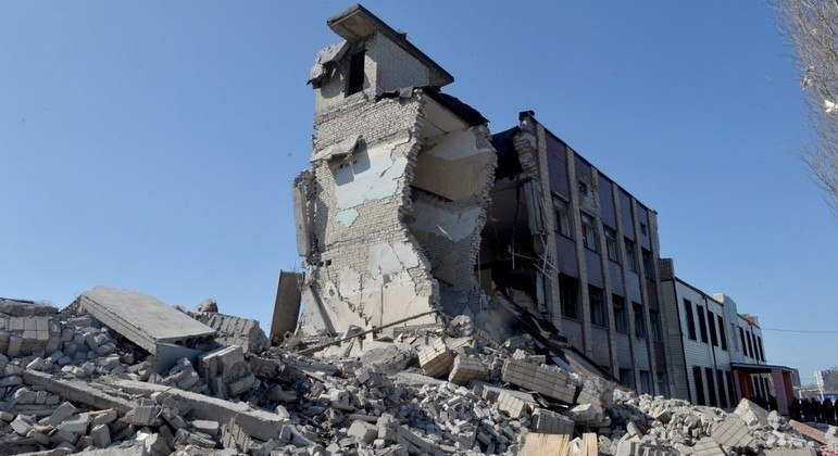 Centenas de edificações ucranianas foram atacadas desde o início da guerra