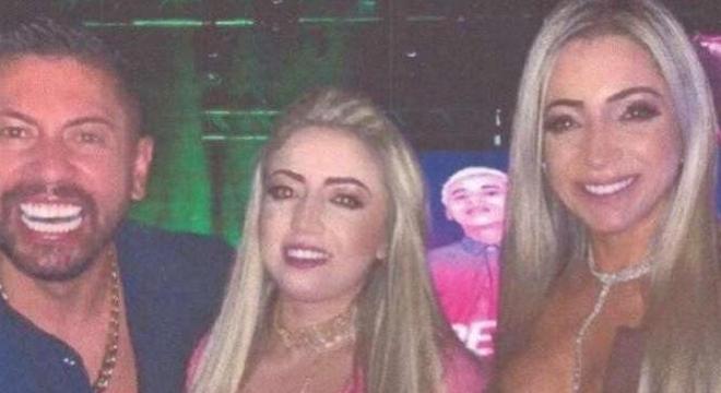 Toninho Riqueza gostava de ostentar jóias, a esposa e a filha 