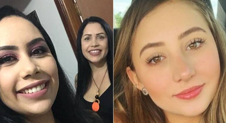 Edna, mãe da noiva, e Catarina Mercadante, mortas em acidentes