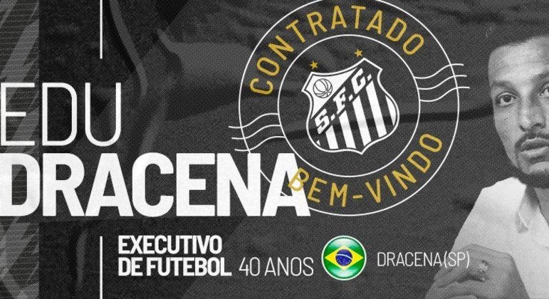 Edu Dracena é anunciado como novo executivo de futebol do Santos
