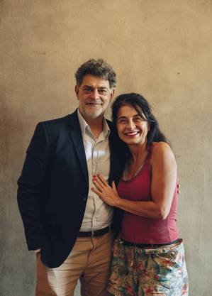 Eduardo Moscovis e Marly Monteiro Klien