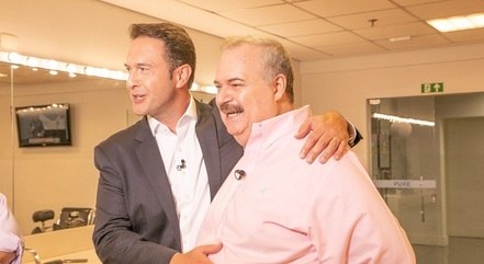 Eduardo Ribeiro recebeu Gilberto Barros na Record
