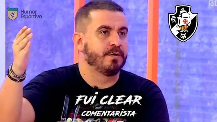Eduardo Semblano, o Fui Clear, é torcedor do Vasco.