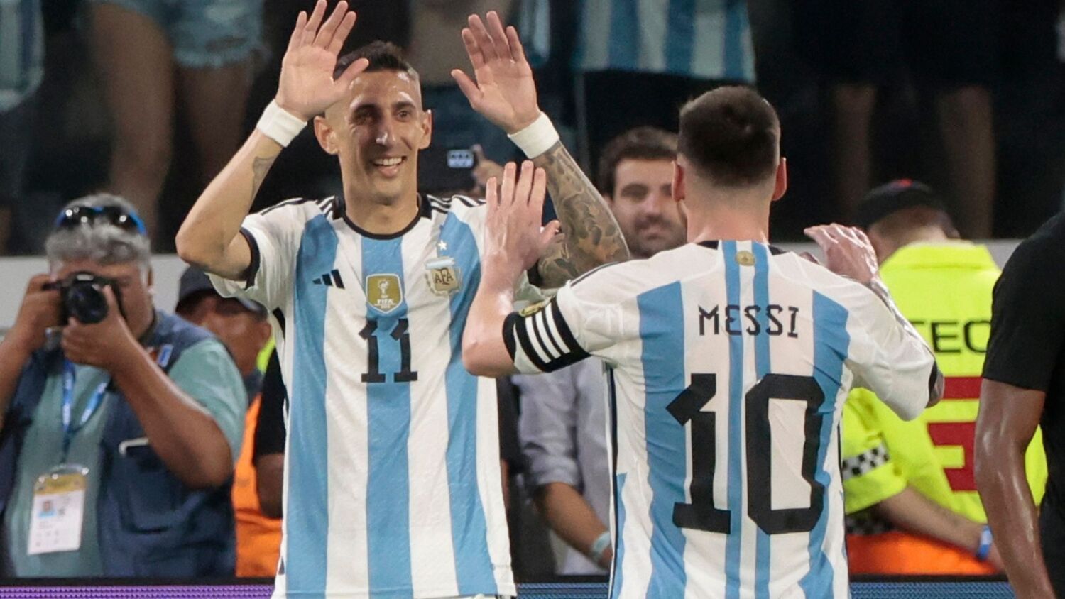 TNT Sports BR on X: DI MARÍA TITULAR! 🇦🇷🔥 Scaloni veio com surpresa na  escalação da Argentina pra final da Copa do Mundo! 👀 #TNTSportsNoQatar   / X