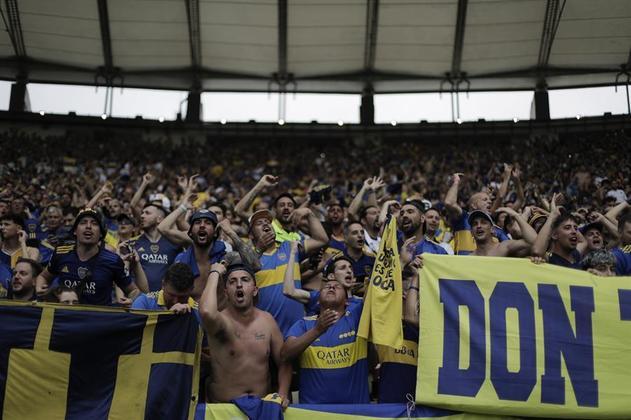 Os argentinos conseguiram dividir o Maracanã com a torcida do Fluminense