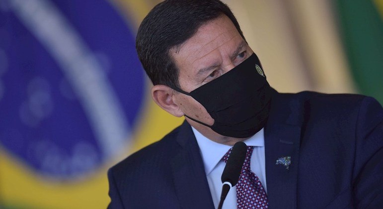 O vice-presidente Hamilton Mourão