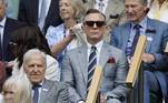 Daniel Craig, que interpretou o agente infiltrado 007, também chamado de James Bond, nos cinemas, manteve o olhar atento nos golpes de Alcaraz e Djokovic em Wimbledon