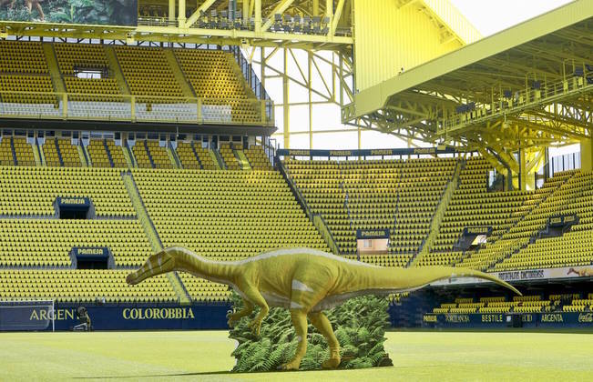 O Villarreal, da Espanha, apresentou nesta sexta-feira (19) o primeiro dinossauro nomeado em sua homenagem