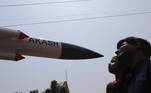 Já o desenvolvimento do Brahmos, o míssil supersônico de cruzeiro, e da Mission Shakti, um arma antissatélite, fez da Índia um líder mundial em tecnologia de mísseis